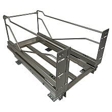 Single 36 QT Replacement Bin for Trash System, Anthracite