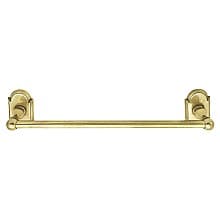 2602109US10B 18" Traditional Regular Rosette Towel Bar