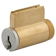 Schlage C Keyway Only Compatible Cylinder Horizontal Driver, Satin Brass