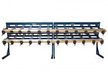 JLT Clamp 16' Rail & Post Clamp with (36) 3-1/2" High Jaw 40" Clamps