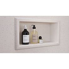 8" x 18" Recessed Box Caddy with Shelf