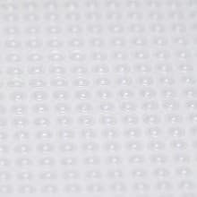 1/3" Plastic Small Clear Bumpers, Clear, Cylindrical, 450 per Sheet