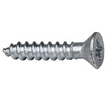 #5 x 1/2" Flat Head Hinge/Drawer Slide Screw, Phillips Drive Standard Thread and Regular Point, Zinc, Box of Thousand by R H Fasteners