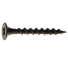 #7 x 1-5/8" Bugle Head Drywall Screw, Square Drive and Grabber Point, Black by R H Fasteners