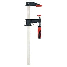 Clutch Style Bar Clamp with Wood Handle, 3-1/2" Throat Depth