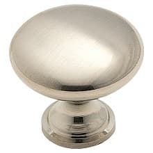 1-3/16" Everyday Heritage Round Knob, Brushed Chrome, 1-1/8" Projection