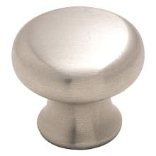 1-1/4" Essential'Z™ Stainless Steel Round Knob, Stainless Steel Finish