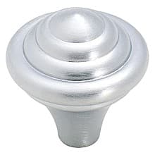 1-1/4" Divinity Round Knob, Brushed Chrome