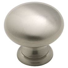 1-1/4" Allison ™ Value Round Knob, Satin Nickel Finish, 1-1/4" Length