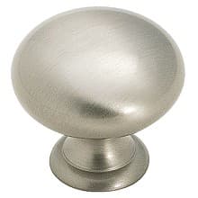 1-1/4" Allison ™ Value Round Knob, Satin Nickel Finish, 1-3/8" Projection