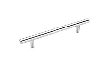 5-1/16" T-Bar Pull, Stainless Steel, 7-3/8" Length