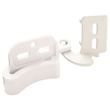 Marathon Partial Wrap Knife Hinge, Self-Closing, 1/2" Overlay, White