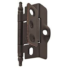 3/4" Full Wrap-Around Minaret Finial Hinge, Free-Swinging, Inset