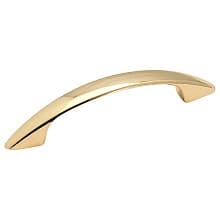 3" Everyday Heritage Arch Pull, Polished Brass, 4-1/16" Length