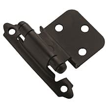 3/8" Inset Face Mount Hinge, Self-Closing