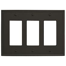 Mulholland 6-13/16" 3 Rocker Wall Plate