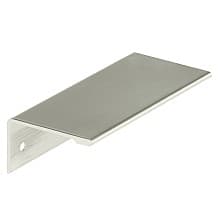 3" Edge Finger Pull, Satin Nickel