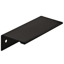 3-3/4" Edge Finger Pull, Flat Black