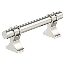 3" Davenport Cabinet Pull, Polished Nickel
