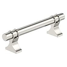 3-3/4" Davenport Cabinet Pull, Polished Nickel