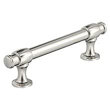 3-3/4" Winsome Cabinet Pull, Polished Nickel