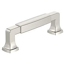 3-3/4" Stature Cabinet Pull, Polished Nickel