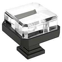 1-3/8" Glacio Premium Square Cabinet Knob