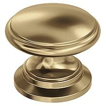 1-1/4" Ravino Round Cabinet Knob, Champagne Bronze