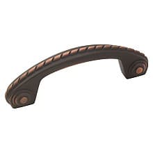 3" Allison™ Value Hardware Rope Scroll Pull, Oil-Rubbed Bronze