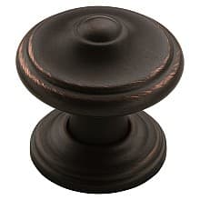 1-1/4" Revitalize Round Knob, Oil-Rubbed Bronze, 1-1/4" Length