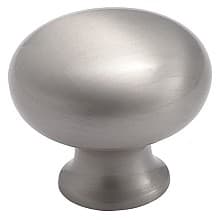 1-1/4" Traditional Classics Mushroom Knob, Satin Nickel