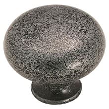 1-5/16" Classics Mushroom Knob, Wrought Iron