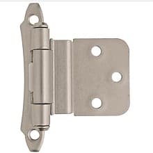 3/8" Inset Face Mount Hinge, Imperia Design, Self-Closing