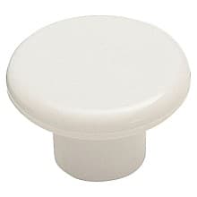 1-1/4" Everyday Heritage Plastic Knob, White