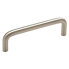 3-1/2" Wire Pulls Cabinet Pull, Satin Nickel