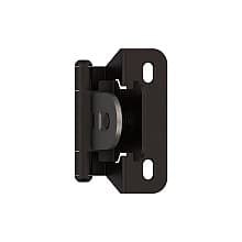 Single Demountable Hinge, Self-Closing, 1/4" Overlay, Oil Rubbed Bronze