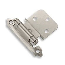 3/8" Inset Face Mount Hinge, Modern Design, Self-Closing