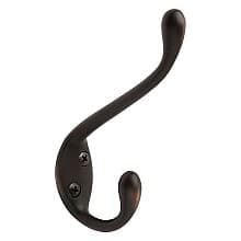 4-7/16" x 4-1/4" Large Coat/Hat Hook, Oil-Rubbed Bronze Finish