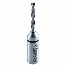 3.2mm x 57mm Brad Point Boring Bit, 10mm Shank
