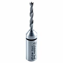 3.2mm x 57mm Brad Point Boring Bit, 10mm Shank