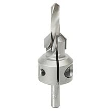 5/8" - 25/32" x 1-11/32" Di-count Adjustable Countersink Bit for Drills, 1/4" - 13/32" Shank