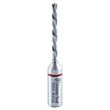 3.2mm x 70mm Brad Point Boring Bit, Left Hand, 10mm Shank