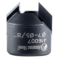 16mm x 16.5mm Carbide Tipped Countersink Bit, Left Hand, 7mm Shank