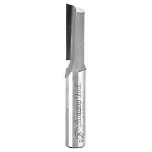 3/8" x 2-1/2" x 1" Single 'O' Flute Plastic Cutting Router Bit, 1-Flute, 3/8" Shank