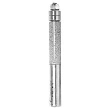 1/2" x 4-1/4" Fiberglass Carbon Fiber/Composite Flush Trim Cutting Router Bit with Double Ball Bearing, 1/2" Shank