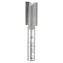 3/8" x 2" x 3/4" High Production Straight Plunge Router Bit, 2-Flute, 1/4" Shank