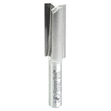 3/8" x 2" x 1" High Production Straight Plunge Router Bit, 2-Flute, 1/4" Shank