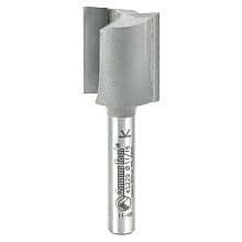 11/16" x 2" High Production Straight Plunge Router Bit, 2-Flute, 1/4" Shank