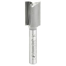 12mm x 2" High Production Straight Plunge Router Bit, 2-Flute, 1/4" Shank