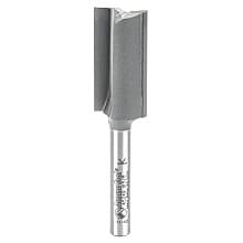 5/8" x 2-7/8" High Production Straight Plunge Router Bit, 2-Flute, 1/4" Shank